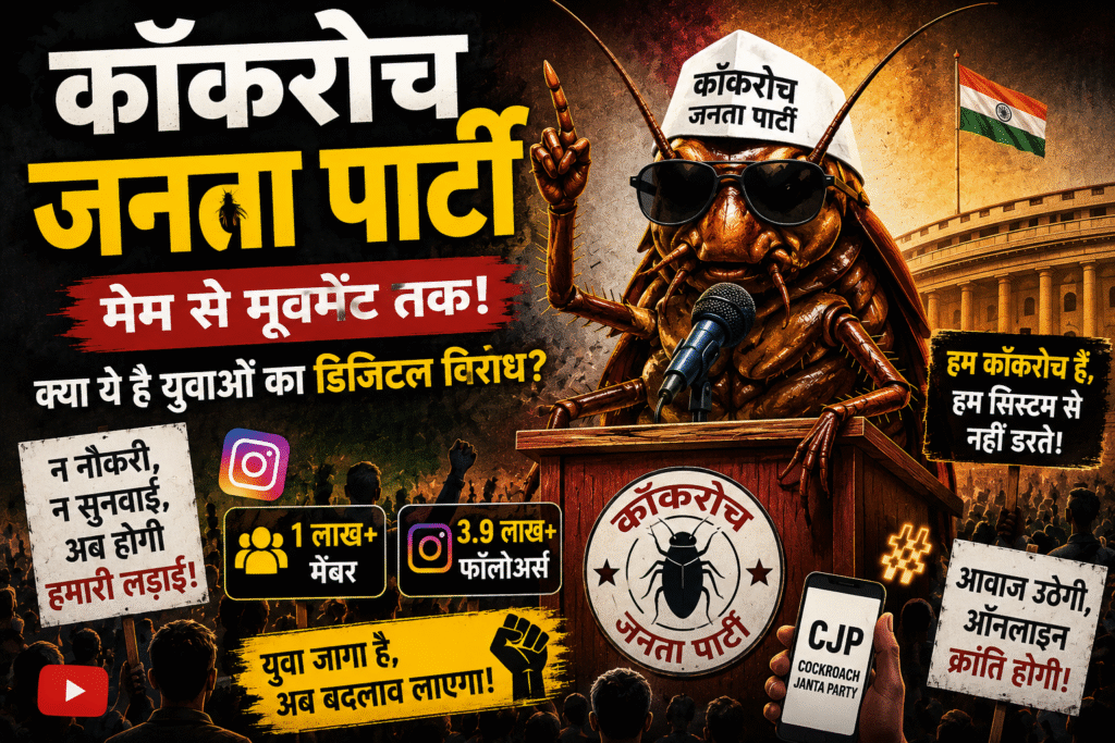 "कॉकरोच जनता पार्टी"