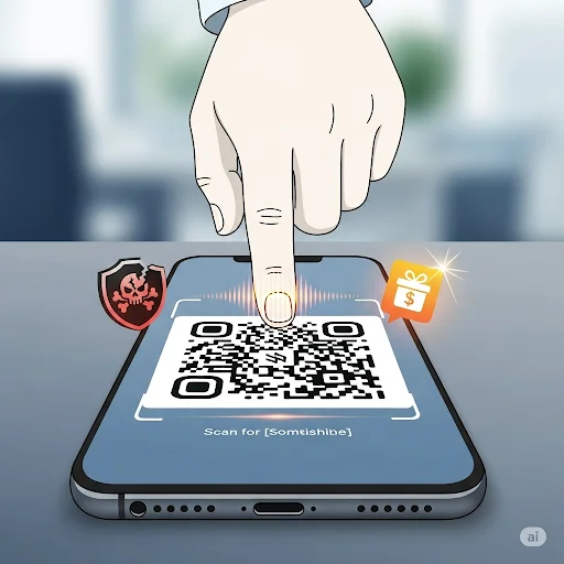 QR code scams in India – fake stickers and quishing frauds
