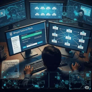Bhopal ₹4 crore fake account scam exposing mule accounts, SIM cloning, and cyber fraud in India